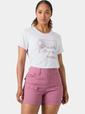 tricou cu maneci scurte pt. femei Helly Hansen W Skog Graphic Tee violet 1