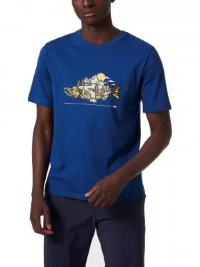 tricou cu maneci scurte pt. barbati Helly Hansen F2F Organic Cotton T-Shirt albastru 1