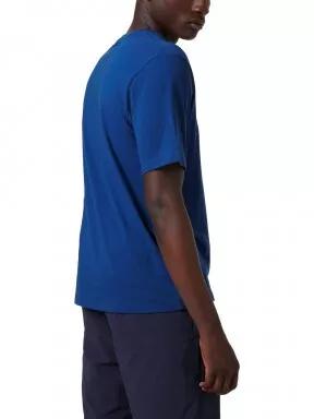 tricou cu maneci scurte pt. barbati Helly Hansen F2F Organic Cotton T-Shirt albastru 3