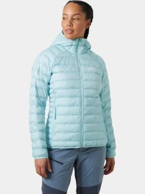 geaca de drumetie pt. femei Helly Hansen W Banff Hooded Insulator albastru deschis 1