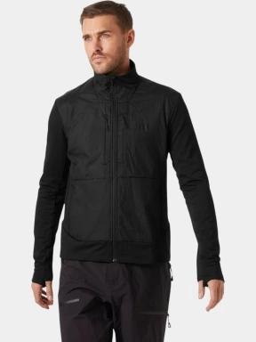 strat intermediar hibrid pt. barbati Helly Hansen Versalite Hybrid Fleece Jacket negru 1