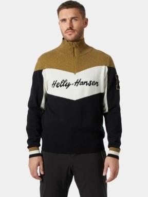 pulover pt. barbati Helly Hansen Apres Knitted Sweater negru 1