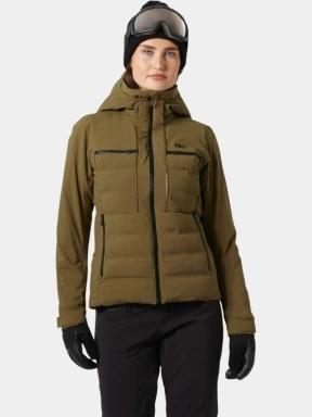 geaca de schi pt. femei Helly Hansen W Alphelia Elevate Jacket oliv 1