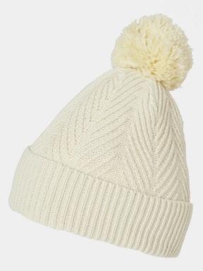 caciula cu mot pt. femei Helly Hansen W Lumi Beanie alb 1