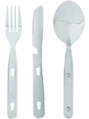 Set Of 3 Cutlery Steel Inox