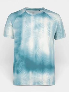 tricou pentru sport, cu maneci scurte pt. barbati Rukka Rukka Muukko Print albastru deschis 1