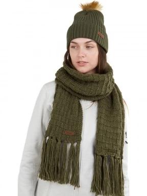 sal pt. femei Fundango Glen Scarf oliv 3