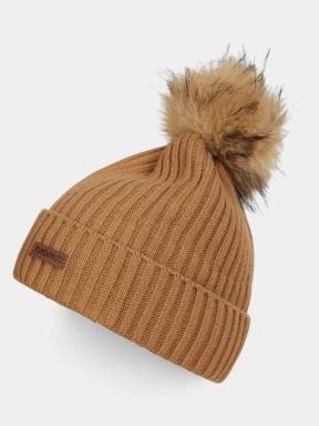 caciula cu mot pt. femei Fundango Merna Beanie maro 1