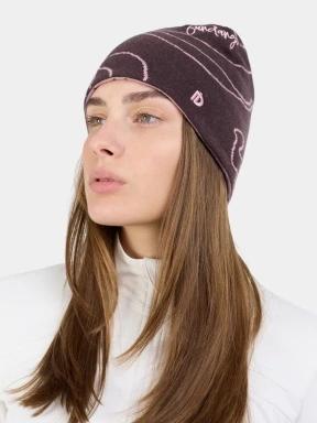 caciula tricotata Fundango Ace Beanie roz 1