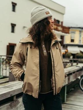 caciula tricotata Fundango Zeo Fleece Beanie alb 3