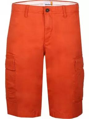 pantaloni scurti cu buzunare laterale pt. barbati Timberland Outdoor Cargo Short portocaliu 1