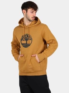 pulover cu gluga pt. barbati Timberland Tree Logo Hoodie maro 1