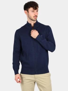 pulover pt. barbati Timberland Cotton Yd Sweater albastru inchis 1