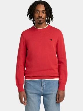 pulover pt. barbati Timberland Cotton YD Sweater rosu 1