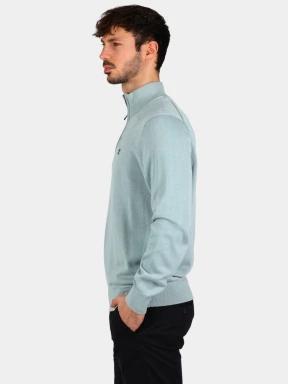 pulover pt. barbati Timberland Cotton Yd 1/4 Zip Sweater albastru 3