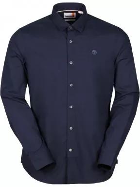camasa cu maneci lungi pt. barbati Timberland LS E-R Pop solid shirt albastru inchis 1