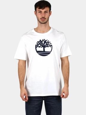 tricou cu maneci scurte pt. barbati Timberland Tree Logo Short Sleeve Tee alb 1