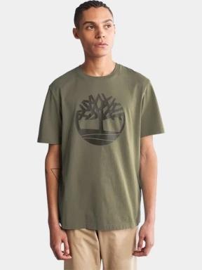tricou cu maneci scurte pt. barbati Timberland Tree Logo Short Sleeve Tee verde 1