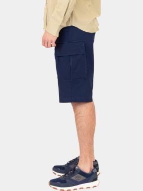 pantaloni scurti cu buzunare laterale pt. barbati Timberland Poplin Cargo Short albastru inchis 3