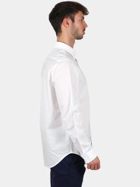 camasa cu maneci lungi pt. barbati Timberland Long Sleeve Stretch Poplin Shirt alb 3