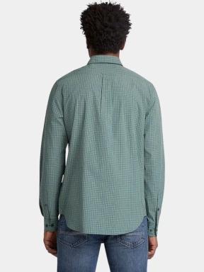 camasa cu maneci lungi pt. barbati Timberland Micro Plaid Poplin Shirt verde 3