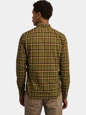 Stretch Poplin Check Shirt