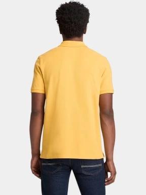 tricou cu guler pt. barbati Timberland Pique Short Sleeve Polo galben 3