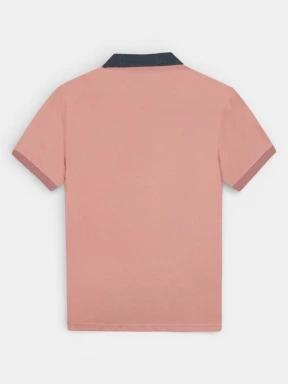 tricou cu guler pt. barbati TBS Arsonpol roz 3