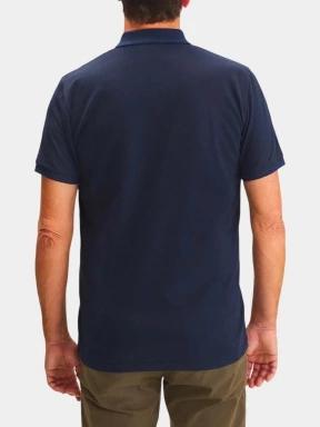 tricou cu guler pt. barbati TBS Attonpol albastru inchis 3