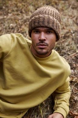 caciula tricotata pt. barbati Barts Akotan Beanie maro 3