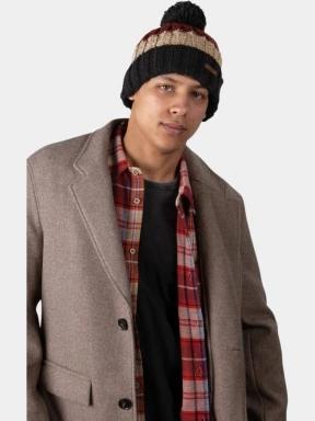 caciula cu mot pt. barbati Barts Wilhelm Beanie bordo 3