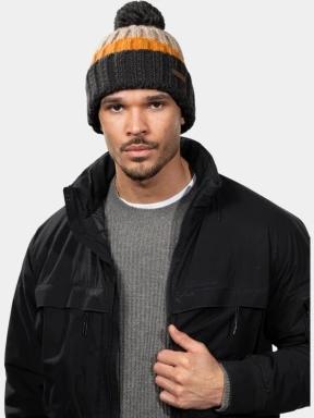 caciula cu mot pt. barbati Barts Wilhelm Beanie nisip 3