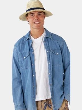 palarie de paie pt. barbati Barts Albury Hat nisip 3