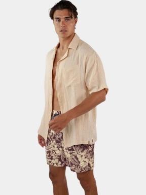camasa cu maneci scurte pt. barbati Barts Cayrlos Shirt nisip 3