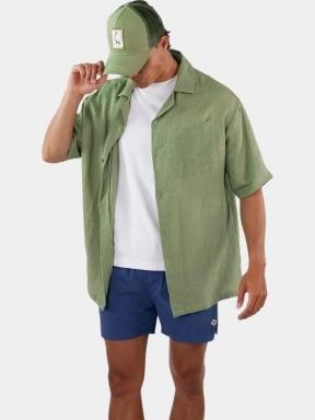 camasa cu maneci scurte pt. barbati Barts Cayrlos Shirt verde 1