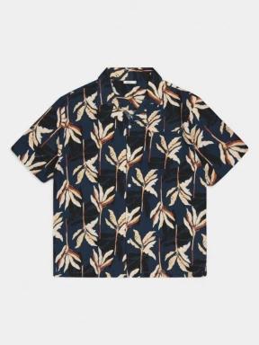 camasa cu maneci scurte pt. barbati Barts Ryesi Shirt albastru inchis 3