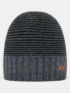 caciula tricotata pt. barbati Barts Davido Beanie gri 1