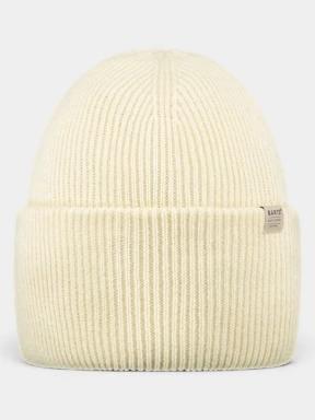 caciula tricotata Barts Haveno Beanie alb 1