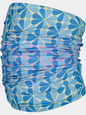 esarfa tubulara Barts Multicol Blocks albastru deschis 1