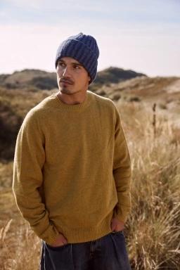 caciula tricotata Barts Selfoss Beanie albastru inchis 3