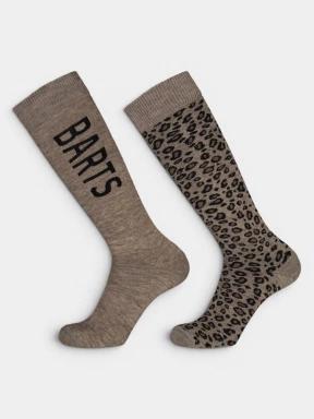 ciorapi de schi Barts Basic Skisock 2 Pack Print maro 1