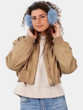 antifoane pt. femei Barts Fur Earmuffs albastru deschis 3