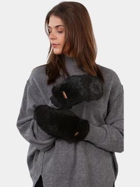 manusi pt. femei Barts Fur Mitts negru 3