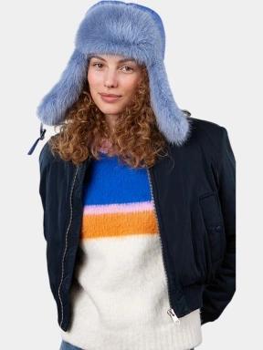 caciula cu urechi pt. femei Barts Hawka Bomber albastru 3