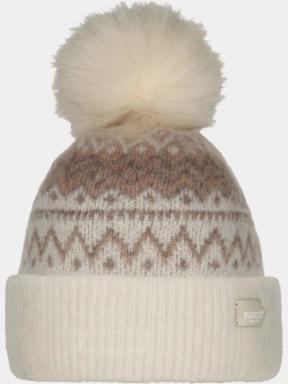 caciula cu mot pt. femei Barts Woodstar Beanie nisip 1