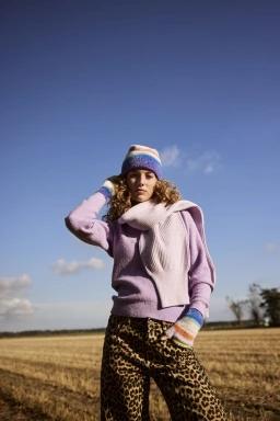 sapca pt. femei Barts Kumana Beanie violet 3