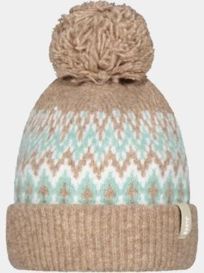 caciula cu mot pt. femei Barts Nakarah Beanie maro 1