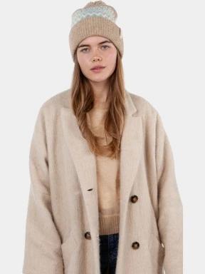 caciula cu mot pt. femei Barts Nakarah Beanie maro 3