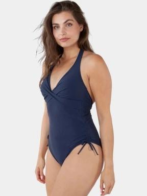costum de baie pt. femei Barts Solid Halter One Piece albastru inchis 3