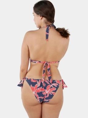 chiloti bikini pt. femei Barts Camolo Cheeky Bum Side Ties albastru inchis 3